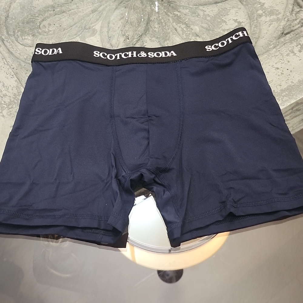 Scotch & Soda Men's Navy Boxer Briefs new small